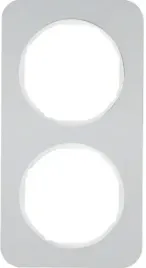 hager-berker-r-1-ramka-2-krotna-aluminium-bialy-10122174