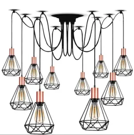 lampa-wiszaca-pajak-zyrandol-rosegold-na-10-kloszy