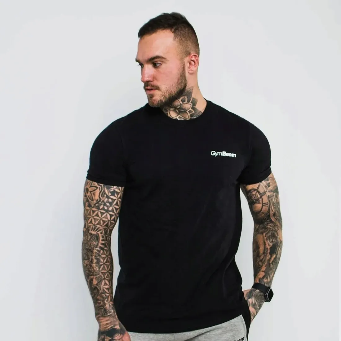 koszulka-basic-black-l-gymbeam