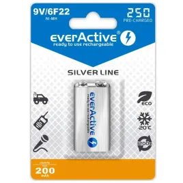 akumulatorek-9v-silver-line-everactive-200-mah