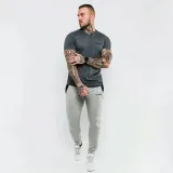 koszulka-basic-dark-grey-l-gymbeam-stan-nowy