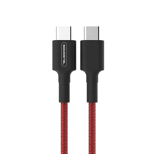 kabel-usb-typ-c-3-6a-somostel-480mbps-czerwony-stan-nowy