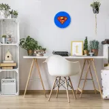 zegar-scienny-matowy-superman-niebieski-marka-bez-marki