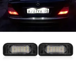 mercedes-s-w220-lampki-tablicy-rejestracji-led