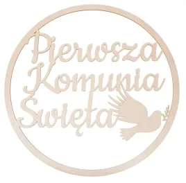 kolo-scianka-wianek-dekoracje-komunia-obrecz-napis