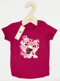 t-shirt-dziewczecy-bawelna-polski-wzory-aipi-98-fuksja