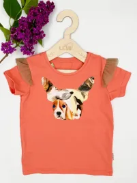 t-shirt-dziewczecy-bawelna-polski-wzory-aipi-110-brzoskwiniowy