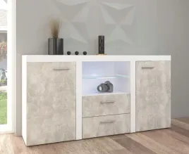 komoda-2-szafki-2-szuflady-beton-podsw-led-rumba