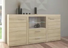 komoda-2-szafki-2-szuflady-sonoma-podsw-led-rumba