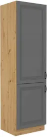 wysoka-szafka-kuchenna-stilo-210x60-szary-artisan