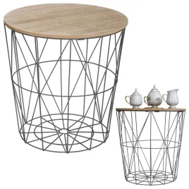 czarny-druciany-kosz-koszyk-stolik-kawowy-40-cm