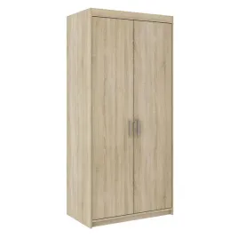 szafa-dwudrzwiowa-garderoba-drazek-6-polek-sonoma