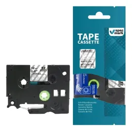 tasma-laminowana-specmark-do-brother-tze-m35-12mm-bialy