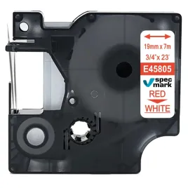 tasma-specmark-do-dymo-d1-45805-19m-7m-biala-czerwony