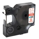 tasma-specmark-do-dymo-d1-45805-19m-7m-biala-czerwony-dlugosc-tasmy-7-m