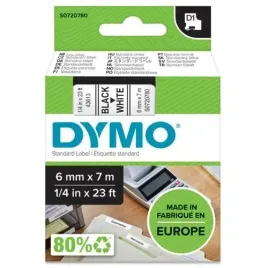 tasma-dymo-d1-43613-6mm-bialy-czarny-oryginalna