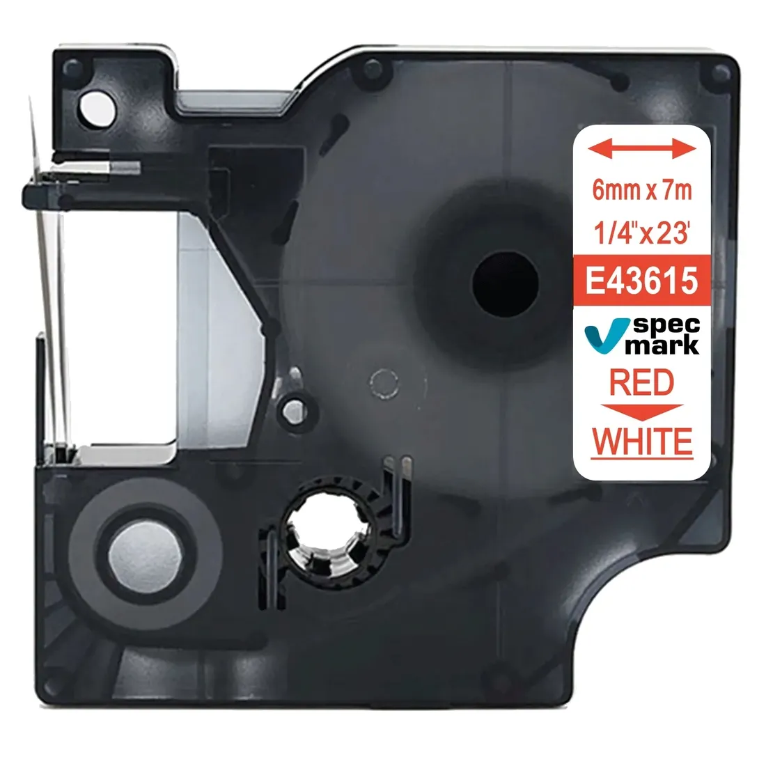 tasma-specmark-do-dymo-d1-43615-6mm-7m-biala-czerwony