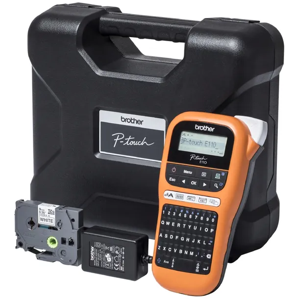 Drukarka etykiet Brother P-touch PT-E110VP + TZe-FX221