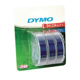 dymo-s0847740-tasma-3d-9mmx3m-niebieska-3-szt