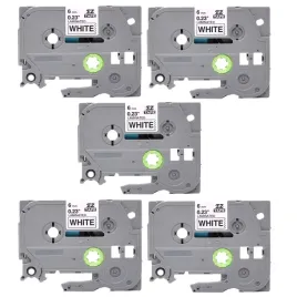 5x-tasma-do-brother-tz211-6mm-tze211-tz-211-biala