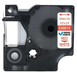 tasma-specmark-do-dymo-d1-45015-12mm-biala-czerwony