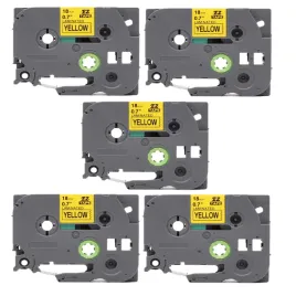 tasma-do-brother-tze-641-18mm-x-8m-zolta-tasma-tz641-az641-zestaw-5-szt