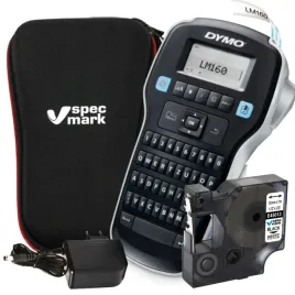 drukarka-etykiet-dymo-labelmanager-lm-160-zasilacz-etui-tasma-d1-45013