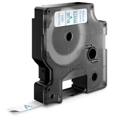 tasma-dymo-d1-40914-9mm-bialy-niebieski-oryginalna