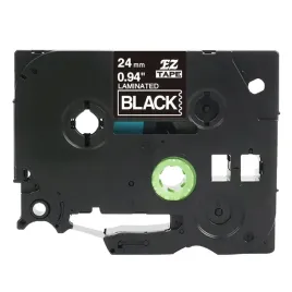tasma-do-brother-tz-355-24mm-8m-czarna-bialy-nadruk-tze-355
