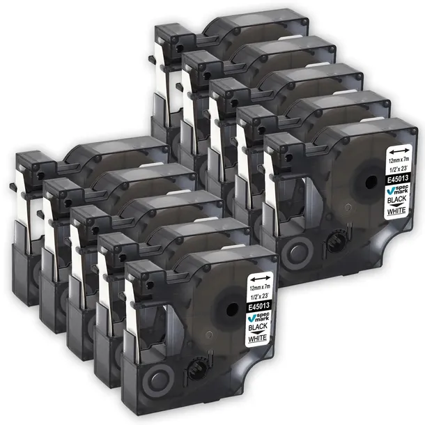 10x Taśma Specmark do DYMO LP350 360D 450D D1 45013 12mm 7m LM160 10 Kaset