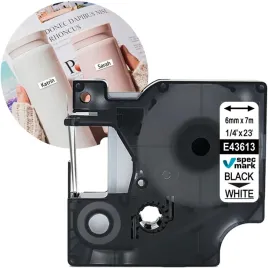 tasma-do-dymo-d1-43613-6mm-7m-biala-czarny-druk-do-lm-labelmanager-s0720780