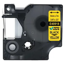 tasma-do-dymo-d1-40918-9mm-7m-zolta-czarny-s0720730-kompatybilna-zolty
