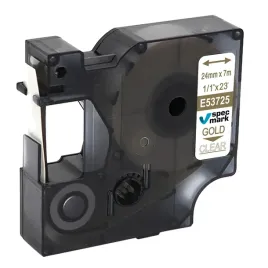 tasma-specmark-do-dymo-d1-53725-24mm-przezroczysta-zloty
