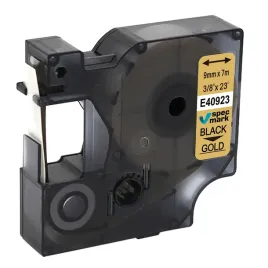 tasma-specmark-do-dymo-d1-40923-9mm-7m-zlota-czrny-nadruk