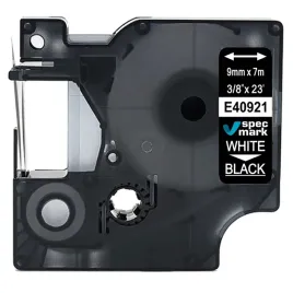 tasma-specmark-do-dymo-d1-40921-9mm-7m-czarna-bialy