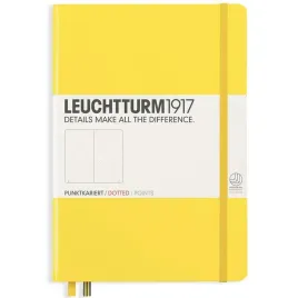 notes-leuchtturm1917-medium-cytrynowy-a5-w-kropki