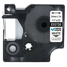 tasma-specmark-do-dymo-d1-53720-24mm-7m-przezroczysta-bialy