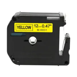 tasma-do-brother-nielaminowana-m-k631-12mm-zolta