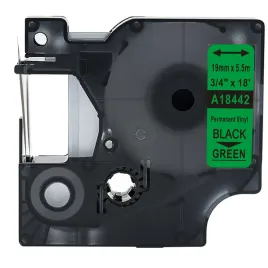 tasma-winylowa-specmark-do-dymo-rhino-18442-19mm-x-55m-zielona