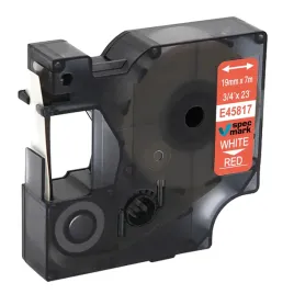 tasma-specmark-do-dymo-d1-45817-19mm-czerwona-bialy