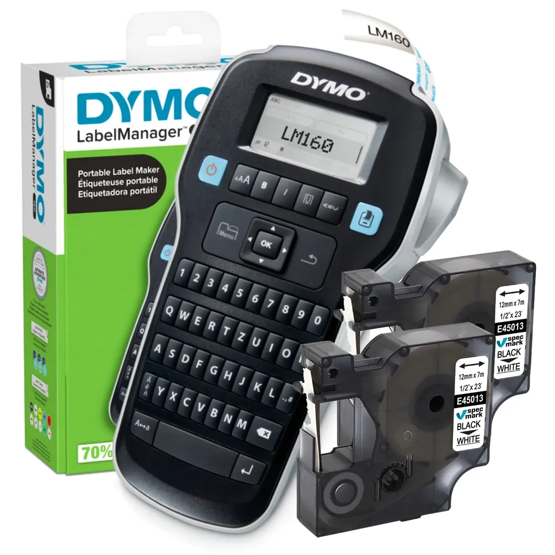 specmark-drukarka-dymo-labelmanager-lm160-2x-tasmy-45013