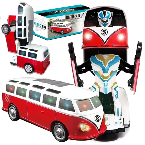 auto-robot-samochod-autobus-transformacja-2w1-led-gra-swieci-jezdzi-zabawka-stan-opakowania-oryginalne
