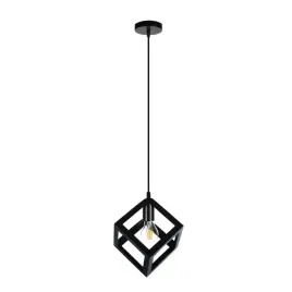 lampa-loft-wiszaca-sufitowa-sweden-e27-czarna