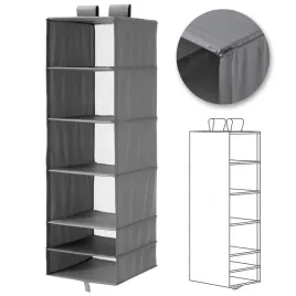 wiszaca-polka-organizer-na-odziez-6-przegrod-szary