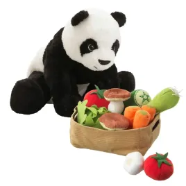 komplet-maskotek-panda-koszyk-warzyw-pluszaki