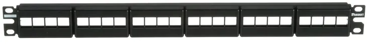 panduit-netkey-patch-panel-pusty-rack-19-24x-keystone-utp-prosty-stan-nowy