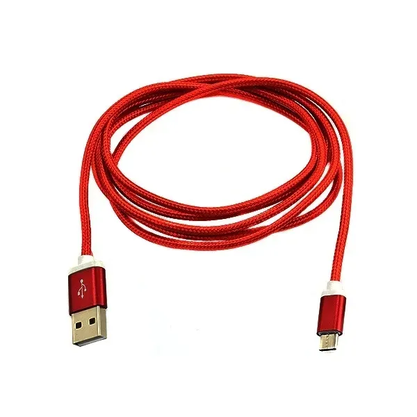 kabel-nylon-oplot-micro-usb-1-5m-qc-czerwony-stan-nowy