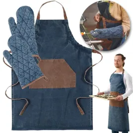 zestaw-fartuch-rekawice-grillowe-kuchenne