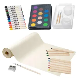 zestaw-do-rysowania-papier-kredki-farby-pisaki