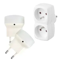lampka-nocna-led-z-czujnikiem-adapter-2-gniazdka